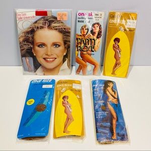 Cover Girl Vintage Nylons New In Package 6 Socks